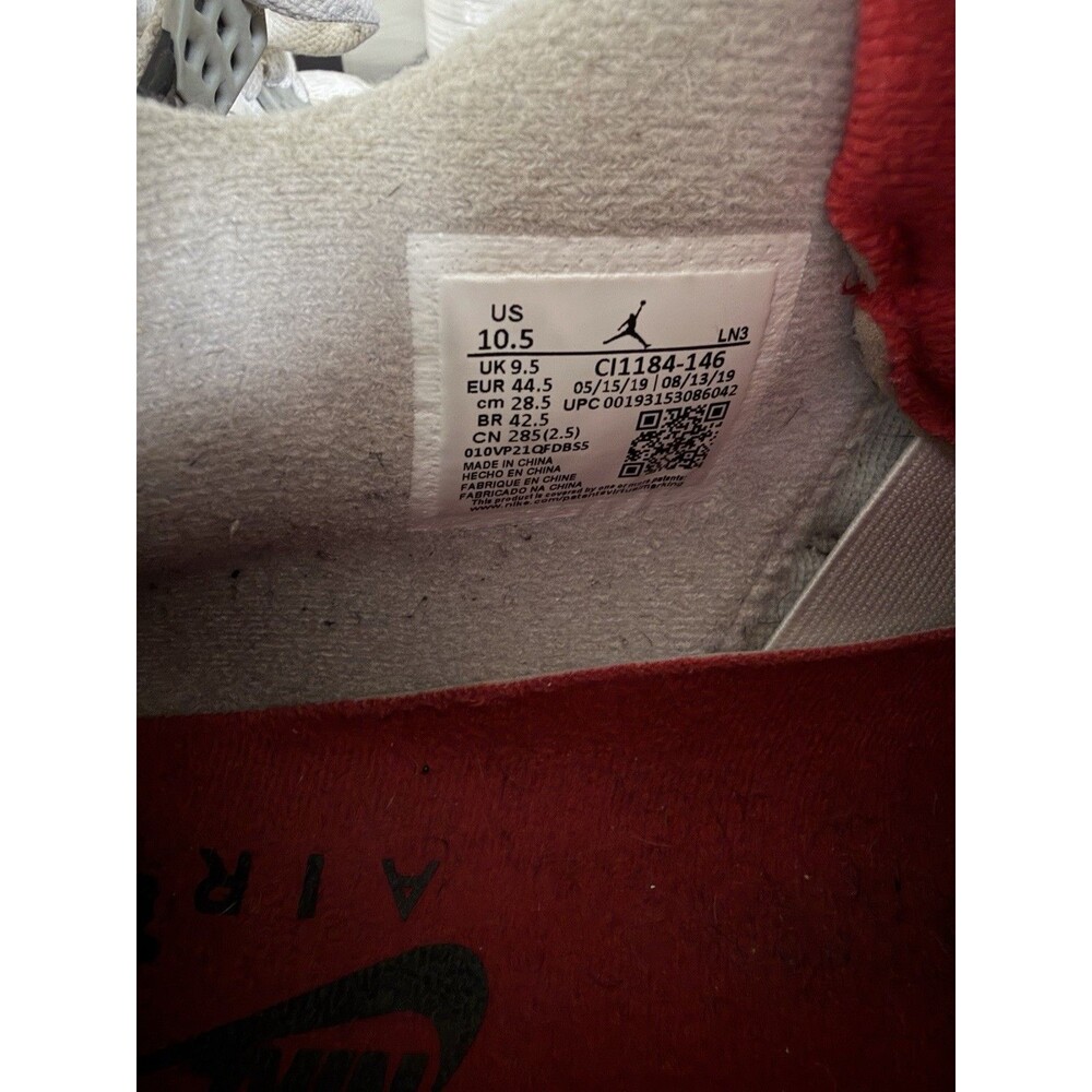 Size 10.5M - Red Nike Air Jordan 4 Retro SE "What The" - Picture 7 of 11